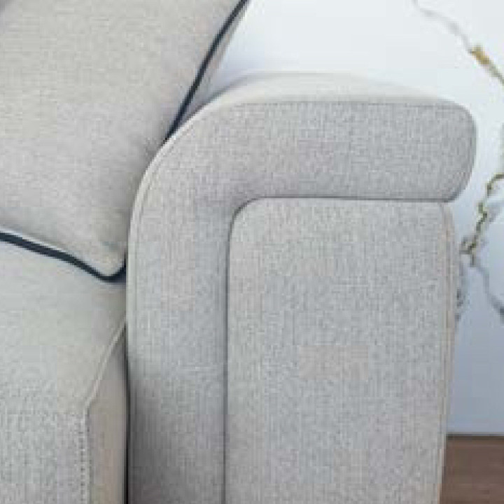 Sofá cinza chaise longue