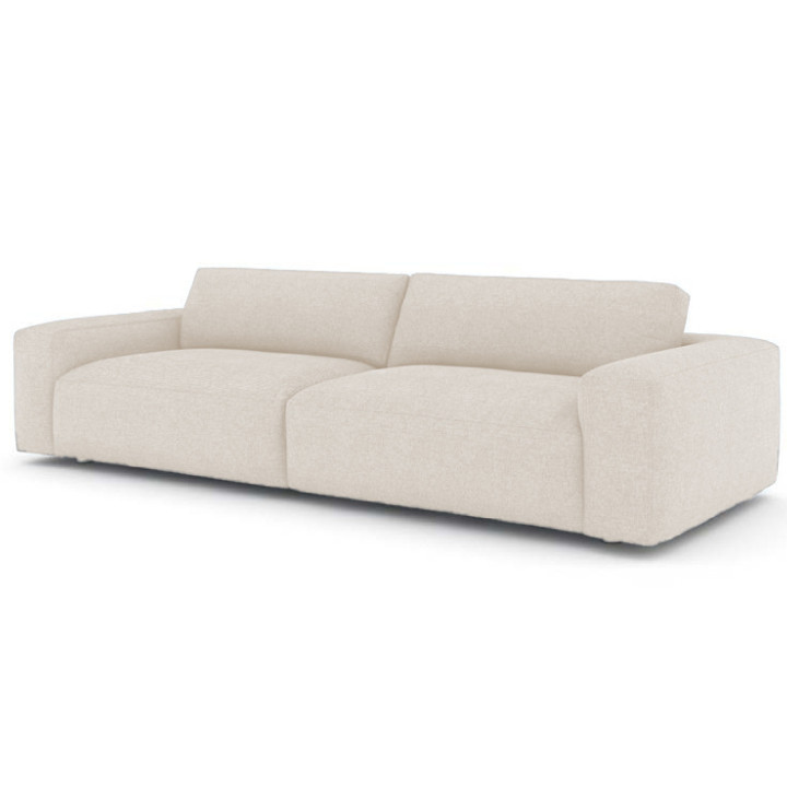Sofá com dois lugares modelo liso