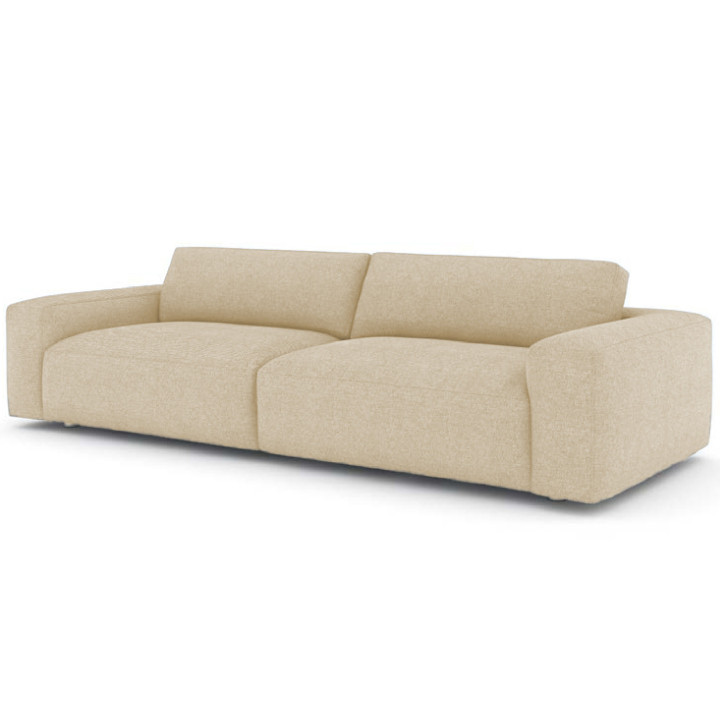 Sofá com dois lugares modelo liso