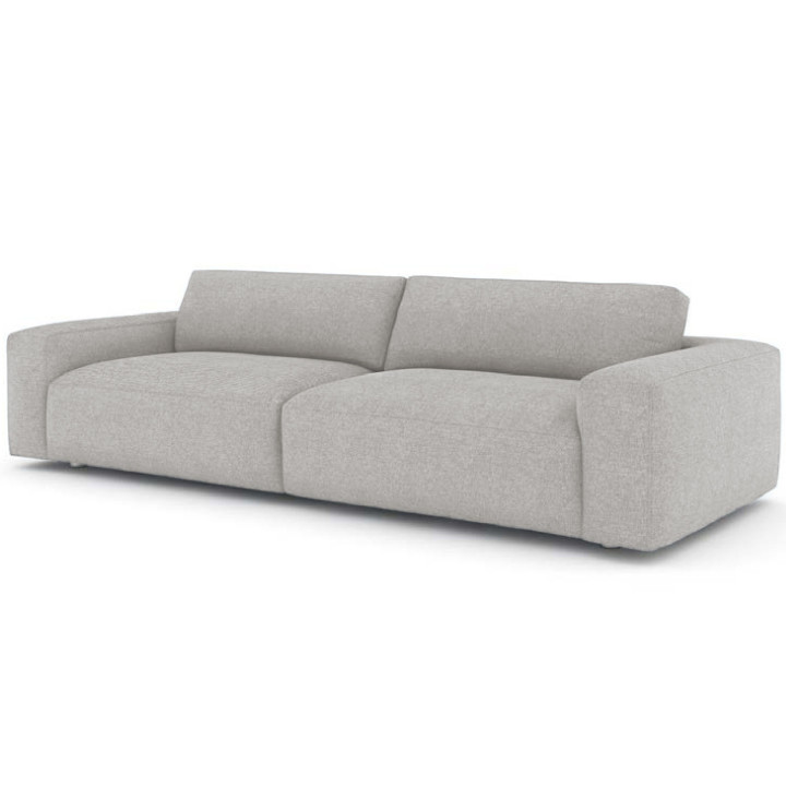 Sofá com dois lugares modelo liso