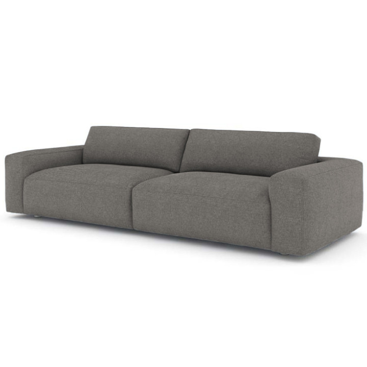 Sofá com dois lugares modelo liso