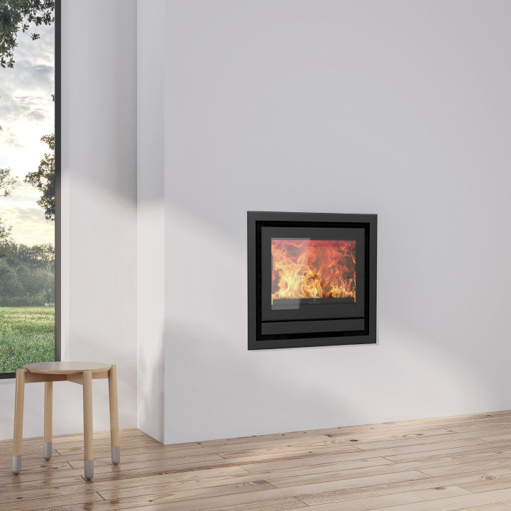 Recuperador de Calor a Lenha Fogo Montanha E601 Preto
