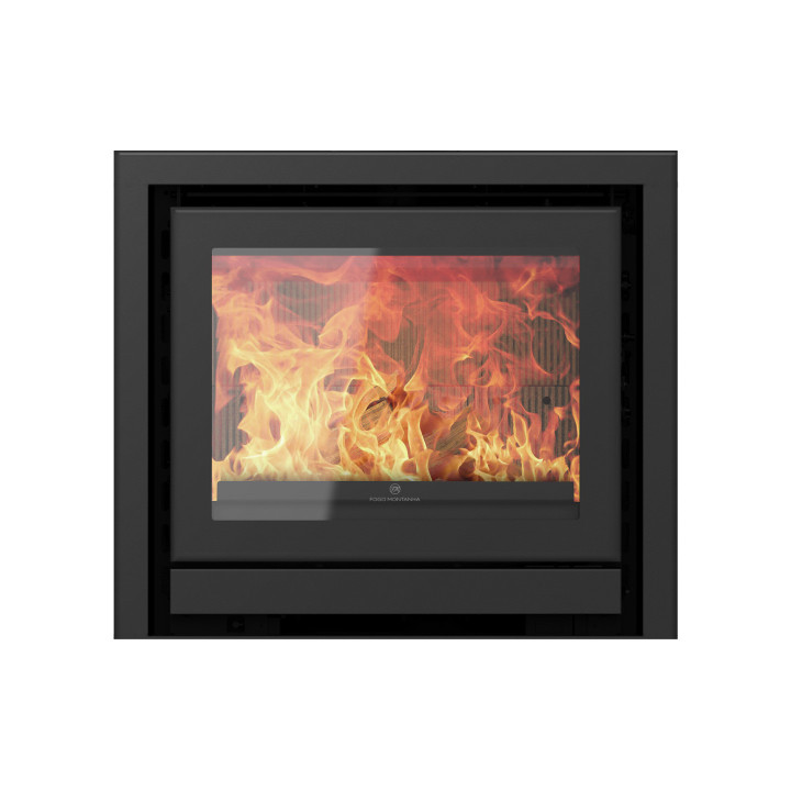 Recuperador de Calor a Lenha Fogo Montanha E601 Preto