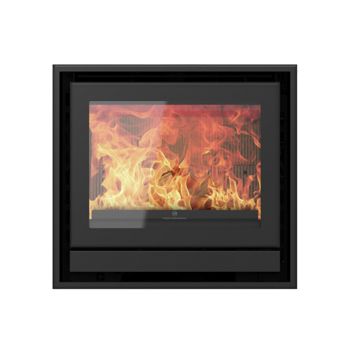 Recuperador de Calor a Lenha Fogo Montanha E601 Preto