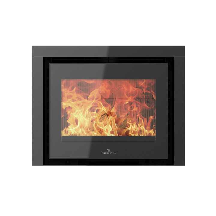 Recuperador de Calor a Lenha Fogo Montanha E609 Vitro