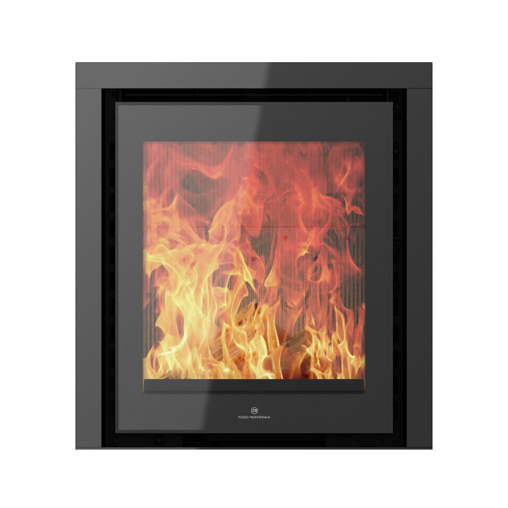 Recuperador de Calor a Lenha Fogo Montanha E609H Vitro