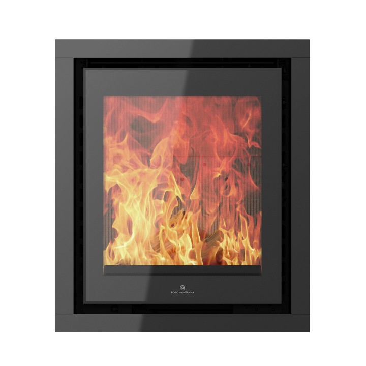 Recuperador de Calor a Lenha Fogo Montanha E609H Vitro
