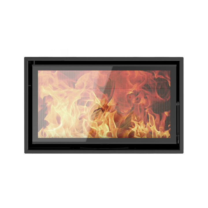 Recuperador de Calor a Lenha Fogo Montanha Vision M700 Porta Horizontal