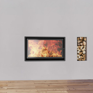 Recuperador de Calor a Lenha Fogo Montanha Vision M700 Porta Horizontal