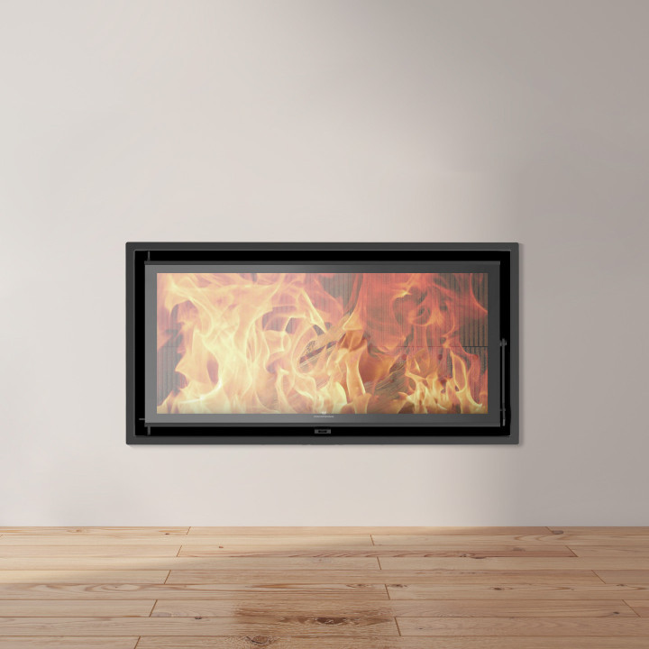 Recuperador de Calor a Lenha Fogo Montanha Vision M850 Porta Horizontal