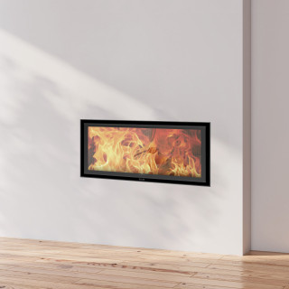 Recuperador de Calor a Lenha Fogo Montanha Vision M1100 Porta Vertical