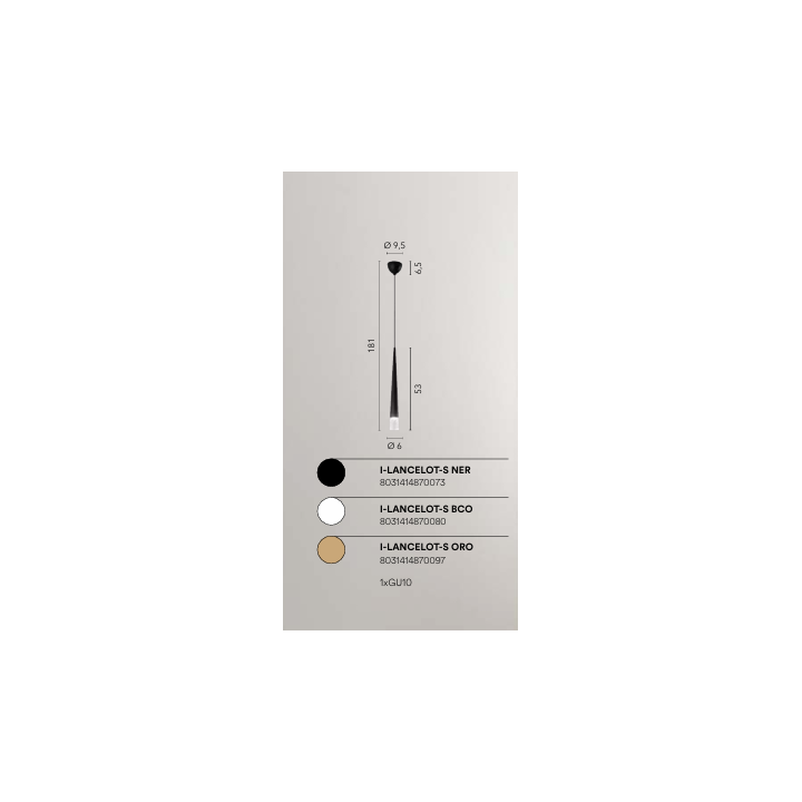 Iluminação de teto modelo Lancelot